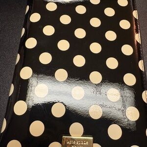 Kate Spade Black and White Polka Dot Wellesley Planner Agenda